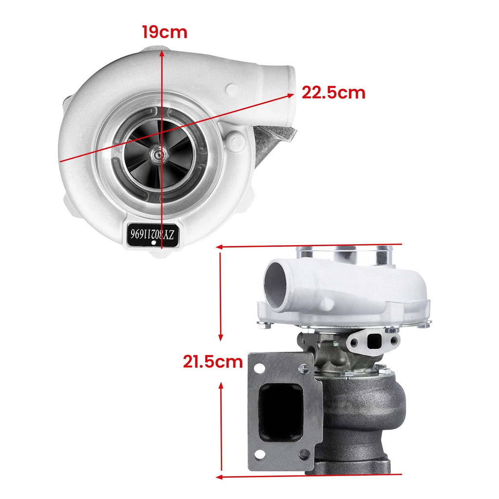 GT30 GT3037 GT3076 T3 Flange 2.5L-3.0L 0.82 Water Turbocharger 4/6 cyl 500+HP