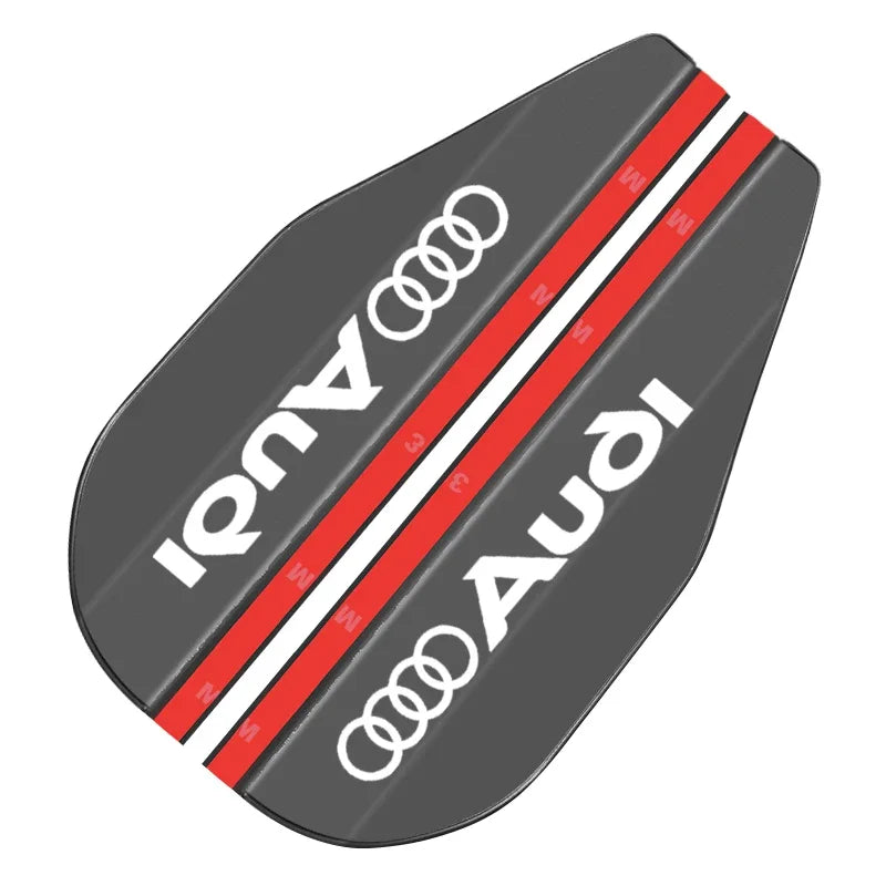 Car Rear View Side Mirror Rain Board Eyebrow Emblem Sticker For Audi Q7 Q3 Q5L Q2L S4 S5 S6 S7 S8 A6L A4L A3 A4 A7 A5 RS3 RS4