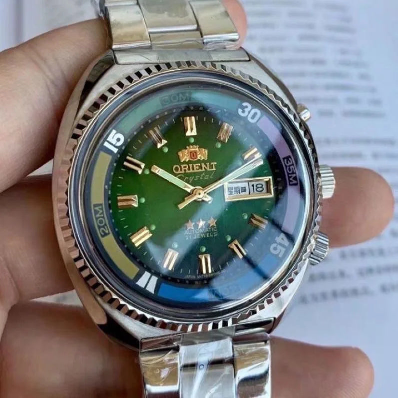 Orient Watch Series Automatic Mechanical Unisex Watch World Time Full Function Steel Strap Select Dial Luminous