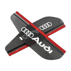 Car Rear View Side Mirror Rain Board Eyebrow Emblem Sticker For Audi Q7 Q3 Q5L Q2L S4 S5 S6 S7 S8 A6L A4L A3 A4 A7 A5 RS3 RS4