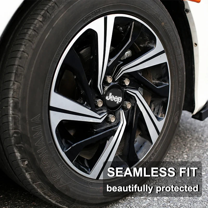 4Pcs 56/60mm Car Wheel Center Hub Cap Car Accessorie for JEEP Wrangler Grand Cherokee JK TJ Compass Renegade Patriot Trail Hawk