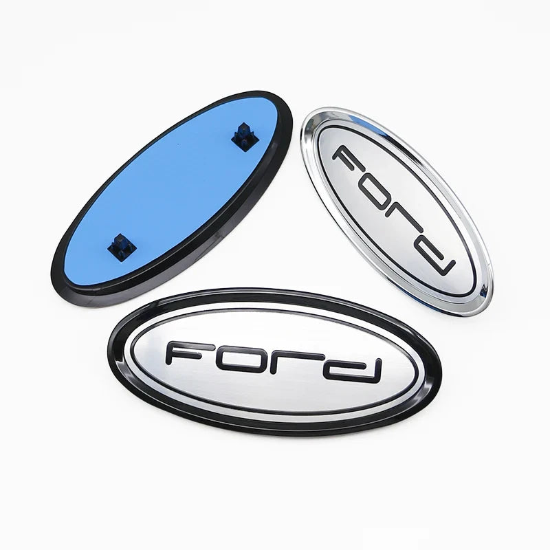 Ford Letter Badge Car Emblem Badge Sticker Front Hood ABS Rear Trunk Tailgate For Fiesta Ranger Mondeo Focus Escape Kuga Edge