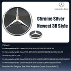 Front Grill Star Emblem  Logo Badge For Mercedes BenzX253 GLE GLC GLS W166 C292 X166 2016-2019