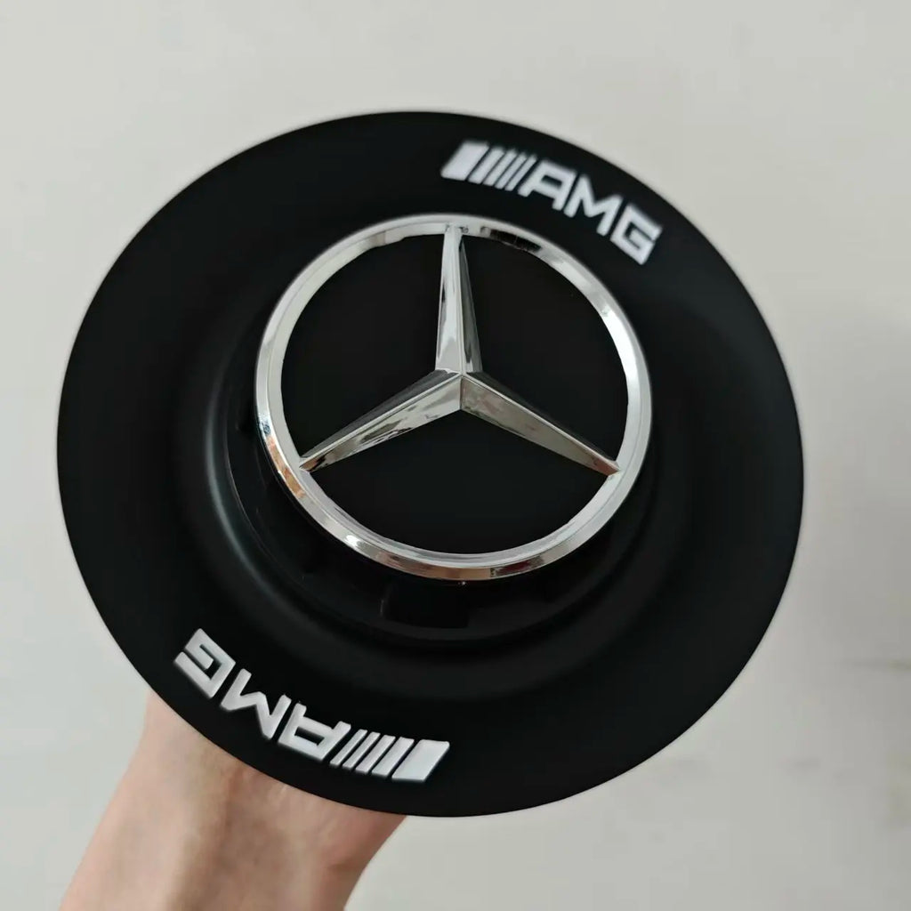 4PCS Aluminum Car Wheel Center Hub Caps for Mercedes-Benz A45S C63S E63S AMG GT GTS C190 Auto Styling Accessories
