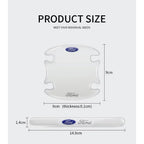 Car Styling Door Bowl Handle Protector Stickers Transparent Anti-scratch Film For Ford Fiesta Mondeo Focus Mk2 Mk3 Ranger Kuga