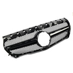 Chrome Silver AMG Style Front Bumper Grille For Mercedes Benz CLA-Class W117 2013-2019 CLA180 CLA200 CLA45 Front Grill Black