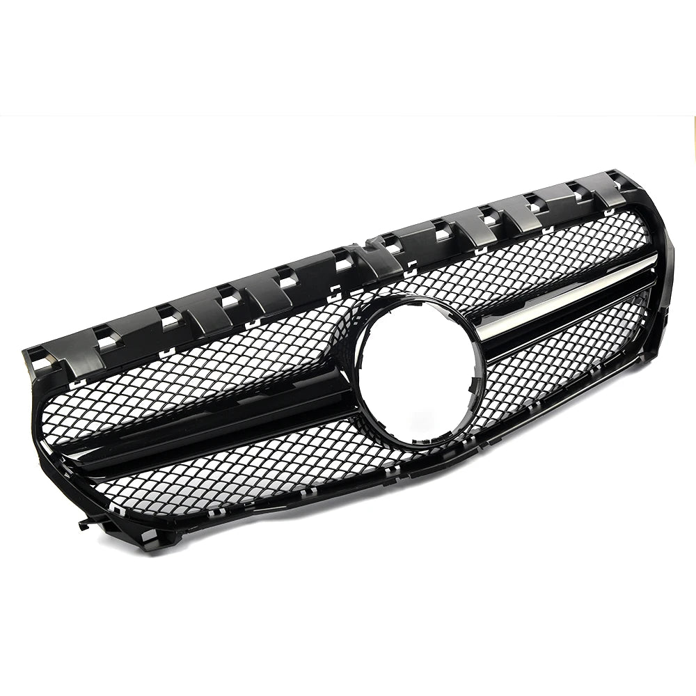Chrome Silver AMG Style Front Bumper Grille For Mercedes Benz CLA-Class W117 2013-2019 CLA180 CLA200 CLA45 Front Grill Black
