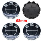 4Pcs 56mm 68mm Carbon Fiber Wheel Center Hub Caps 50th Anniversary Emblem for BMW M Power X5 E46 E90 F10 F30 G20