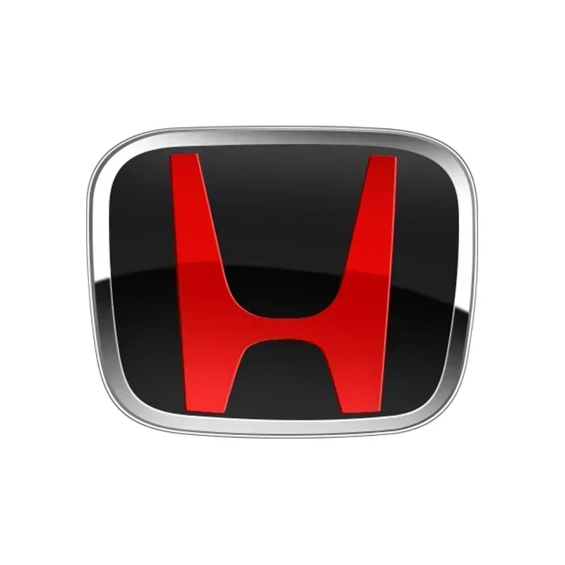 3D Chrome 'H' Emblem for Honda - Steering Wheel Badge ABS Car Front Grill Trunk Sticker Auto Styling Accessories