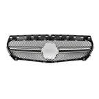 Chrome Silver AMG Style Front Bumper Grille For Mercedes Benz CLA-Class W117 2013-2019 CLA180 CLA200 CLA45 Front Grill Black
