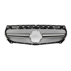 Chrome Silver AMG Style Front Bumper Grille For Mercedes Benz CLA-Class W117 2013-2019 CLA180 CLA200 CLA45 Front Grill Black