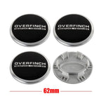 4pcs 62mm Car Styling Car Wheel Center Hub Cap Covers Badge For Landrover SVR Discovery Velar Evoque Range Rover L322 L405 L320