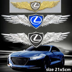 Front hood or Rear trunk Emblem Eagle wing Badge Stickers For Lexus CT200H IS250 ES LS LC NX UX RX RZ GX LX LM GX470 RX300 ES200