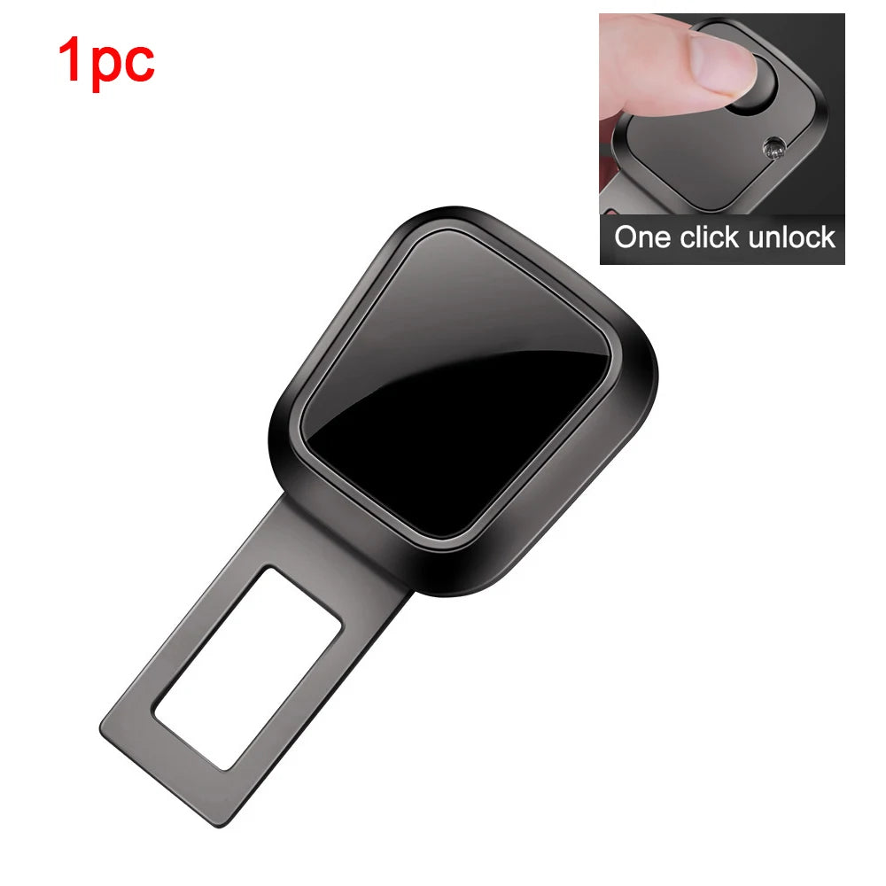 1/2PCS Car Seat Belt Clip Extender Auto Belt Extension Thick Insert Socket Extender Buckle Seat belt buckle plug