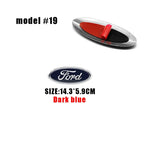 Ford Logo Front Grille Logo Hood Badge Emblem Auto Replacement Accessories For Focus mk2 mk3 Fiesta F150 F250 Ranger Mondeo mk4
