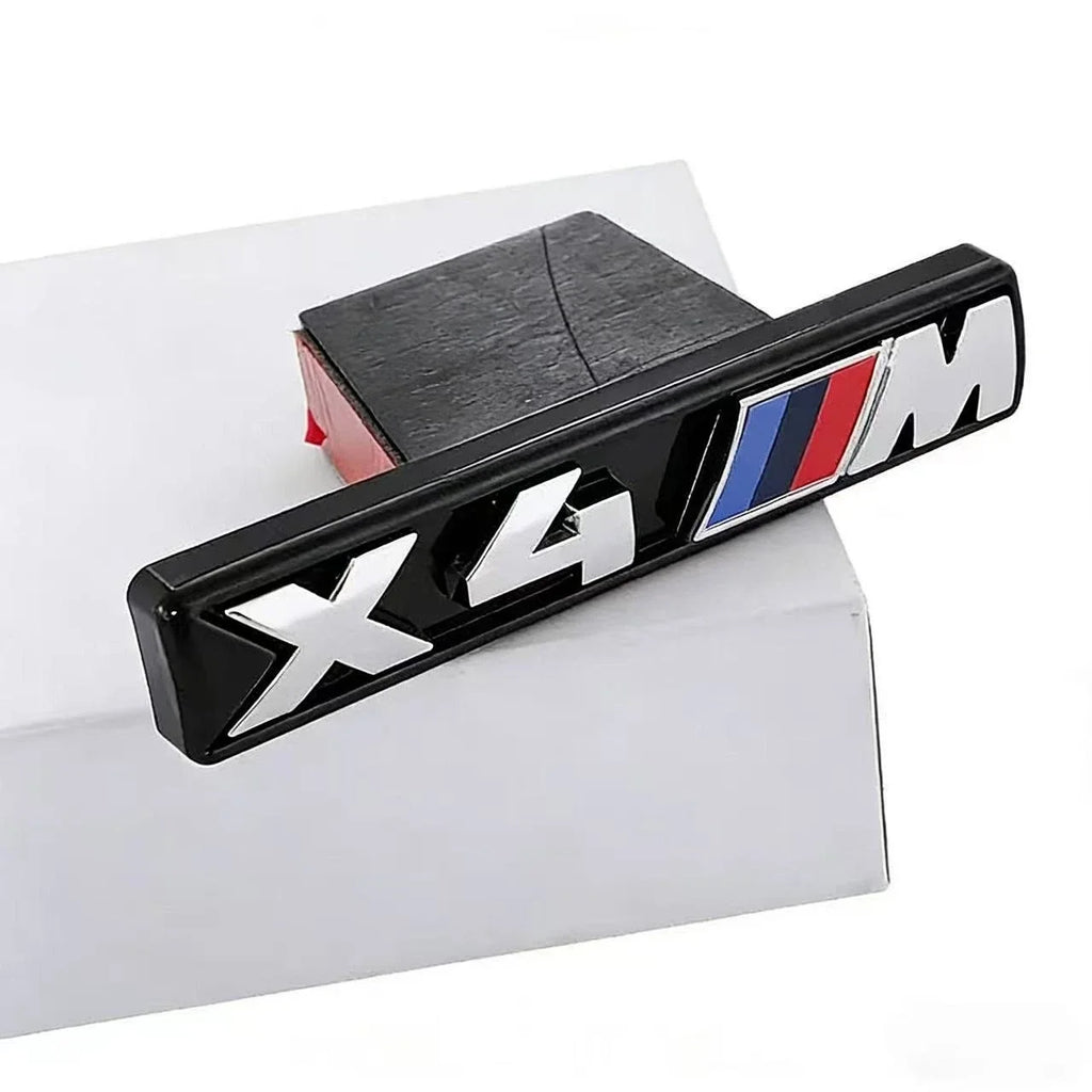 It is suitable for sports labeling of X-series ABS badge M in BMW X-series modified car logo X2M X3M X4M X5M X6M.