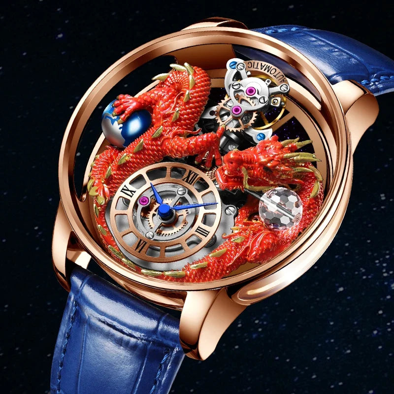 PINDU Design 2025 NEW Men Watch Diamond TourbillionTop Brand Luxury Astronomia Quartz Watch Men sapphire glass waterproof Watch