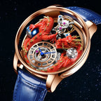 PINDU Design 2025 NEW Men Watch Diamond TourbillionTop Brand Luxury Astronomia Quartz Watch Men sapphire glass waterproof Watch