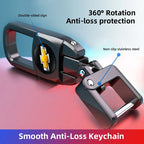 Metal Keychain Car Logo Keyring Pendant Auto Accessories For Chevrolet Cruze Onix Tracker Aveo Bolt Captiva Equinox Spark Tahoe
