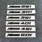 3D ABS Car Mudguard Trunk Emblem Sticker XDrive  20i 23i 25i 28i 30i 35i 40i 45i 48i 50i 55i Badge Decal Decor Fit for X3 X5