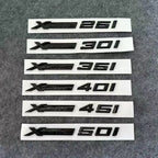 3D ABS Car Mudguard Trunk Emblem Sticker XDrive  20i 23i 25i 28i 30i 35i 40i 45i 48i 50i 55i Badge Decal Decor Fit for X3 X5