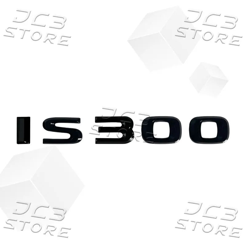 1Pcs 3D Chrome Metal Car AWD Letter Logo Fender side Rear Bumper Trunk Emblem Sticker For Lexus IS200 IS250 IS300 IS350 Decor