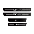 1/4/5Pcs Carbon fiber automotive parts car threshold stickers For Lexus F SPORT IS250 IS200 CT200h GS300 LS430 RX450h ERX400h