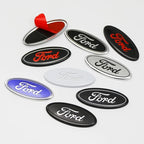 ABS Car Steering Wheel Logo Emblem Stickers For Ford ST Line Focus Mondeo Fiesta Kuga MK2 MK3 MK4 Mustang Auto Badge Accessories