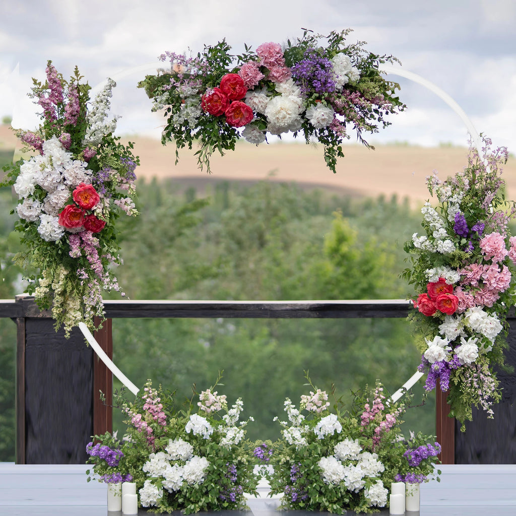 Soporte de fondo de arco de globo de boda de Metal en forma de corazón, marco de decoración de fiesta, soporte de fondo de flores
