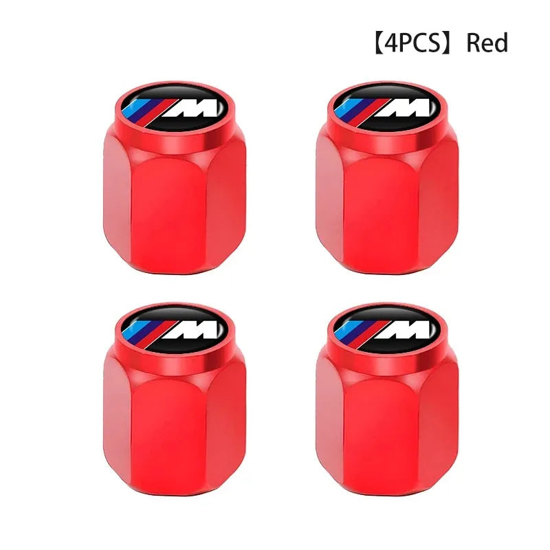 Car Wheel Tire Valve Air Stem Cap Cover For BMW X1 X3 E39 E46 E30 E36 E87 E60 E90 F26 G02 Personalized Decoration Accessories