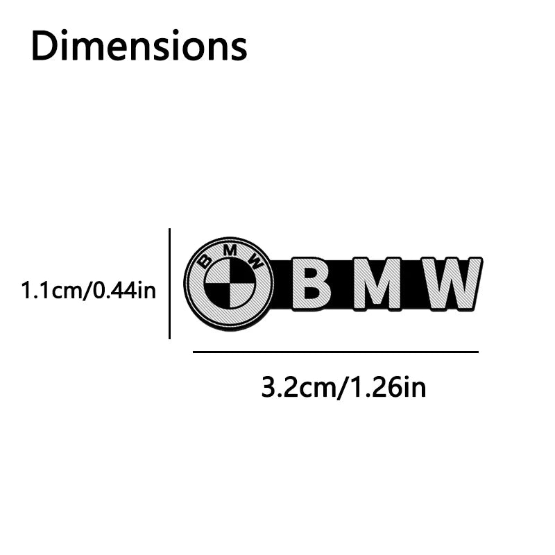 4Pcs Aluminum 3D Speaker Audio Emblem Sticker Decals For BMW M 3 4 5 7‑Series F10 F30 G20 G22 G23 G26 G30 G32 X1