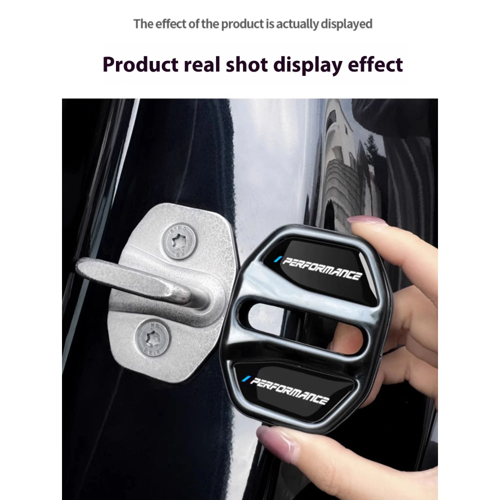 4pcs Car Door Lock Cover For BMW3 5Series X1X3X4X5 G01 G20 G32 F48 G45 G02 F15 G05 G07 G60 Anti Rust Protective Trim accessories