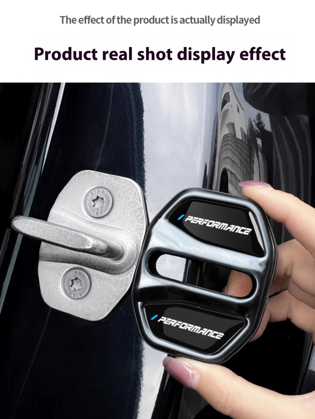 4pcs Car Door Lock Cover For BMW3 5Series X1X3X4X5 G01 G20 G32 F48 G45 G02 F15 G05 G07 G60 Anti Rust Protective Trim accessories