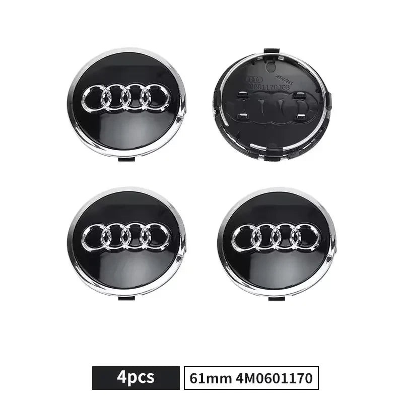Modification Car Part Wheel Center Hup Caps Cover for Audi A6 S3 S4 Q3 Q5 Q5L A4 A6L A7 A8 A3 A5  Raplace Accessories