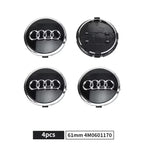 Modification Car Part Wheel Center Hup Caps Cover for Audi A6 S3 S4 Q3 Q5 Q5L A4 A6L A7 A8 A3 A5  Raplace Accessories