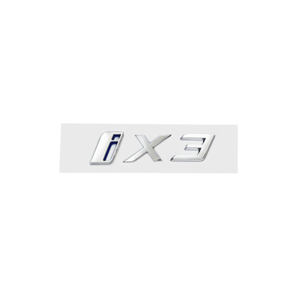 New Rear Trunk Emblem iX i3 i4 i7 iX3 iX4 iX7 Letters Sticker for BMW X1 X3 X4 X5 X7 Car Badge Decal Auto Exterior Accessories