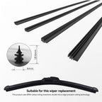 14" - 28" Car Wiper Blade Windscreen Wipers Insert Natural Rubber Strip 6mm Windscreen FR Wipe Car Accessories
