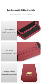 2Pcs Quality Leather Car Seat Headrest Covering Accessories For Chevrolet Corvette Montana TrailBlazer Silverado Traverse Camaro