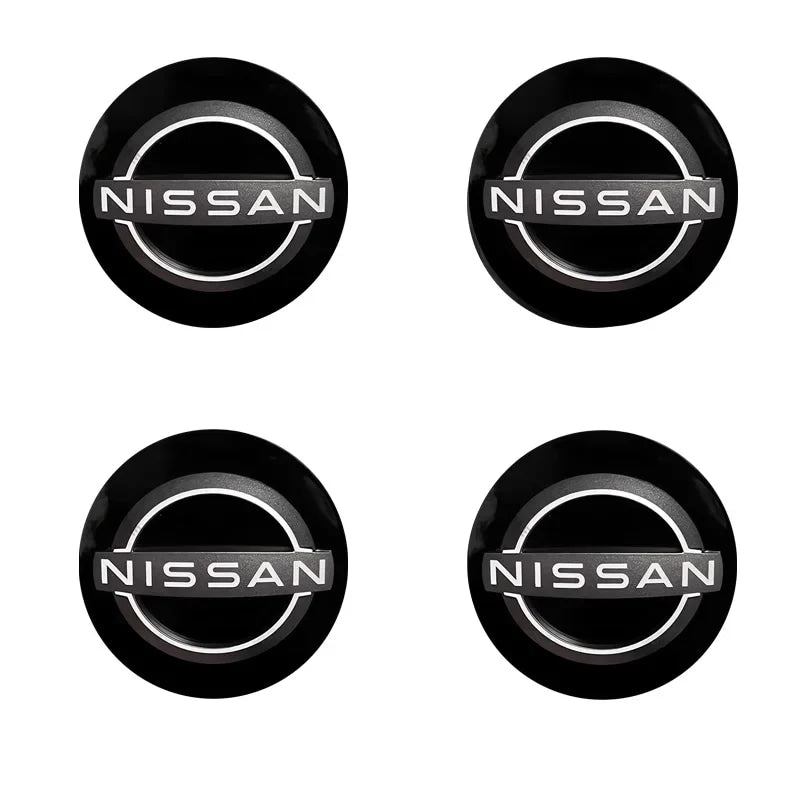56mm Car Wheel Stickers Center Hub Cap Car Emblem Badge For Nismo Nissans Tiida Teana Skyline Juke X-trail Almera Qashqai Goods