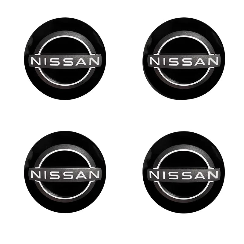 56mm Car Wheel Stickers Center Hub Cap Car Emblem Badge For Nismo Nissans Tiida Teana Skyline Juke X-trail Almera Qashqai Goods