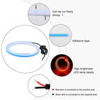 Luz LED de conducción diurna de 150cm, luces decorativas DRL para capó de coche, guía para capó de motor, lámpara ambiental decorativa de 12V
