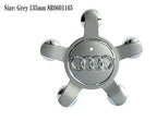 Audi 4pcs 60mm 61mm 68mm 69mm 123mm Car Styling Wheel Center Cap Hub Covers Badge for Audi A3 A4 A5 A6 A7 A8 S4 S6 Sticker