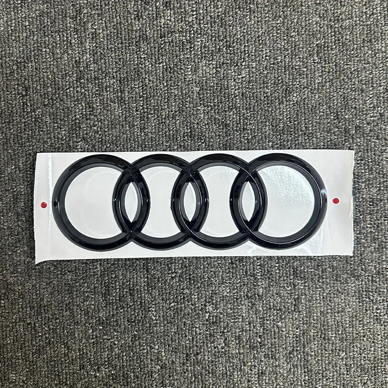 The new ABS letter 3D sticker Quattro Sline 2.0T is suitable for the modification of Audi A4 2008-2017 glossy black suitcase.