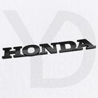 ABS Car 3D Emblem Letter Stickers Rear Tail Trunk Badge for Honda Logo CRV HRV Fit Jazz City Odyssey Jade Vezel NSX Accord Civic