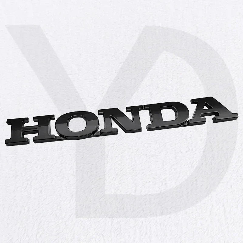 ABS Car 3D Emblem Letter Stickers Rear Tail Trunk Badge for Honda Logo CRV HRV Fit Jazz City Odyssey Jade Vezel NSX Accord Civic