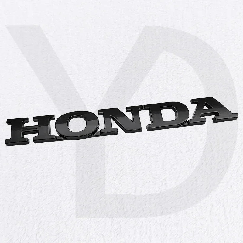 ABS Car 3D Emblem Letter Stickers Rear Tail Trunk Badge for Honda Logo CRV HRV Fit Jazz City Odyssey Jade Vezel NSX Accord Civic