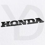 ABS Car 3D Emblem Letter Stickers Rear Tail Trunk Badge for Honda Logo CRV HRV Fit Jazz City Odyssey Jade Vezel NSX Accord Civic