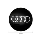 4Pc 56mm Car Wheel Center Hub Cap Rim Cover Emblem Stickers For Audi sline Rs A4 B7 B8 B9 A3 8P 8L 8V A5 A6 C6 C5 C7 A1 A7 A8 Q2