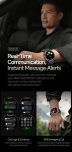 2026 New ECG AI Health Smartwatch for Men 1.53"AMOLED BP/Heart Rate Monitor BT Call IP68 Waterproof Smart Watch for Android IOS