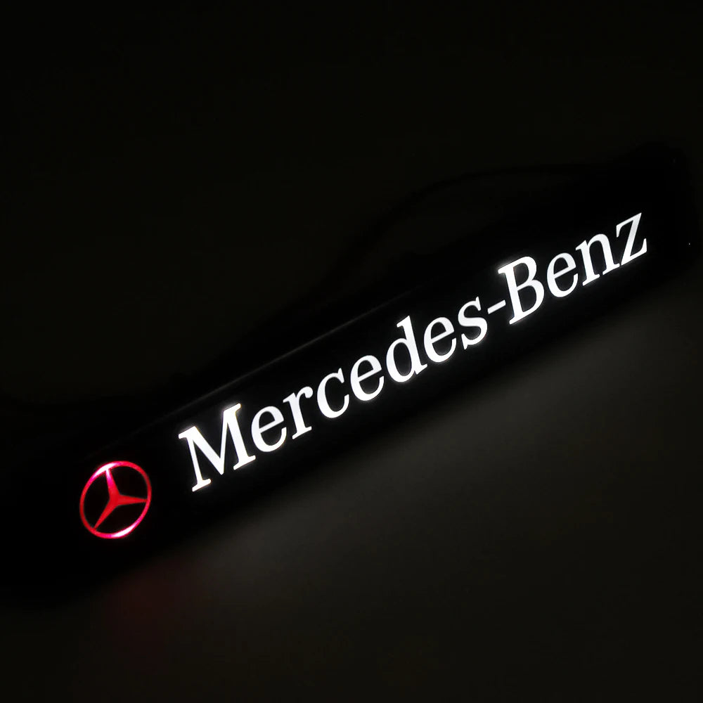 Front Grille LED Emblem Light Illuminated Badge For Mercedes AMG W205 C180 C200 C260 C300 W124 W126 W140 W168 W169 Car Accessory